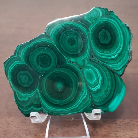 Malachite Crystal Slab 0.42 Pounds - Picture 1 of 12